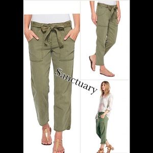 Sanctuary Karate Belted Ankle Pants